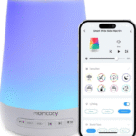 Momcozy Smart White Noise Machine – Pajisje Inteligjente me Drita & Tinguj Relaksues M21FWDB03