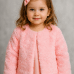 Xhaketë Peliçe Rozë për Fëmijë – E Butë & Plot Ëmbëlsi
