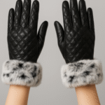 Elegancë Dimërore – Doreza Lëkure me Prekje Luksoze