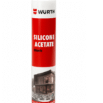 Würth Silicone Acetate Black