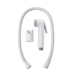 Bidet spërkatës dore plastik me zorrë fleksibël dhe mbajtëse muri