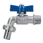 Rubinet metalik me valvul topi 3/4