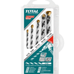 TOTAL Set Spiralash për Muraturë 4 Copë