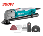 "TOTAL Oscillating Multi-Tool 300W (TMTS3001) – Mjet Multifunksional për Prerje, Lëmim dhe Gërryerje, Set me Aksesorë" - Figura 2