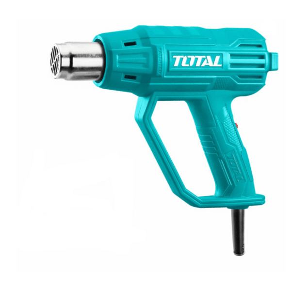 TOTAL Heat Gun 2000W – Pistoletë ajri të nxehtë me dy nivele temperature për heqje boje, tharje dhe ngrohje profesionale