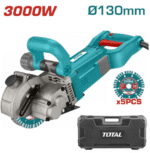 TOTAL Makineri profesionale për hapje kanalesh në mur me 5 disqe diamanti dhe rregullim të thellësisë së prerjes - Figura 2