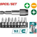 Set me 9 copë bitash për kaçavidë magnetike TOTAL