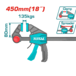 kapëse me mekanizëm shtrëngimi të shpejtë TOTAL
