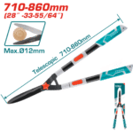 gërshërë kopshti teleskopike për shkurre TOTAL