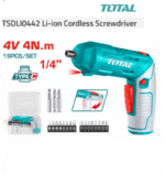 TOTAL TSDLIO442 – Vidhosëse pa kabllo  19 copë, karikim 1/4 Perfekte për mobilje dhe punime shtëpie - Figura 2