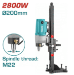 Makineri profesionale për stërvitje bërthamore TOTAL 2800W me stand, diametër deri 200 mm, filetë boshti M22 - Figura 2