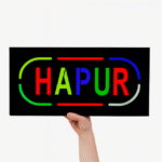 Reklamë LED shumëngjyrëshe me tekstin HAPUR ME KABLLO - Figura 2