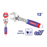 Çelës francez i rregullueshëm “Wide Opening” EMTOP – 12" Cr-V