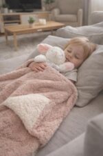 🧸 Batanije për Bebe me Figurë Lepuri - Super e Butë - Figura 2