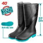 TOTAL Çizme Punoje PVC 37cm Anti-Slip – Madhësia 40