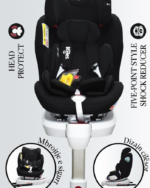 🚗 Auto Karrikë për Fëmijë 360° me Isofix - Siguri & Komoditet Maksimal - Figura 2