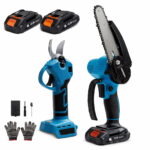 Set multifunksional me bateri 48W – Gërshërë elektrike & Sharrë elektrike mini