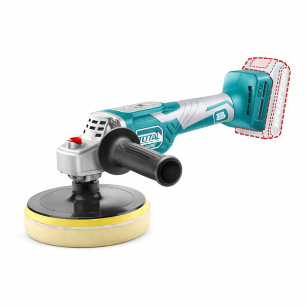 TOTAL Cordless Polisher 20V P20S Brushless (TPPLI2001) – 150mm, 7 Shpejtësi, Pa Bateri & Pa Karikues