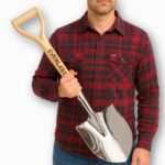 Lopatë Dore Inox me Dorezë Druri