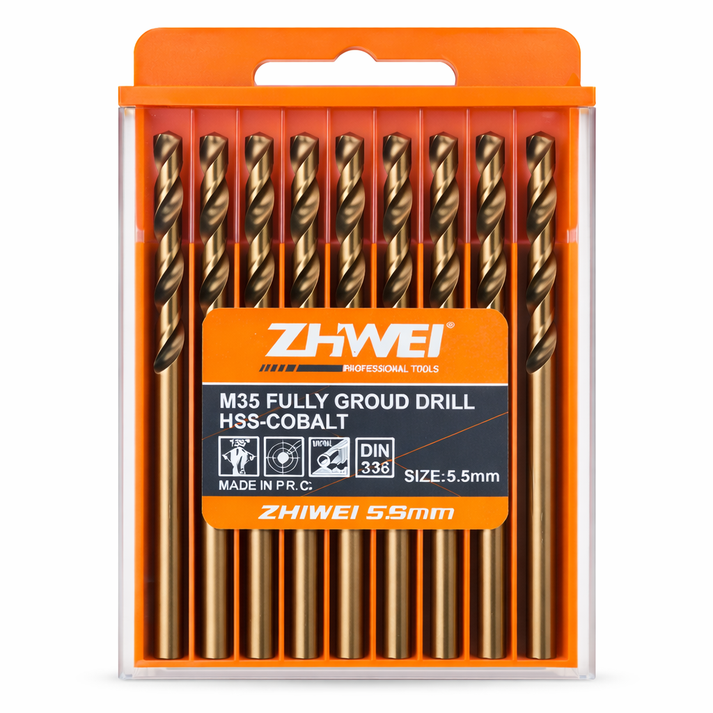 zhiwei5.5 Set Brocash për Metal ZHWEI M35 Kobalt 5.5 mm - Image 1