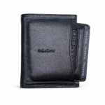 Set Portofol dhe Mbajtëse Kartash e Zezë prej Lëkure për Meshkuj - Figura 2