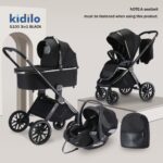 Karrocë Kidilo G100 3në1 Dizajn Modern, Siguri & Rehati Totale - Figura 2
