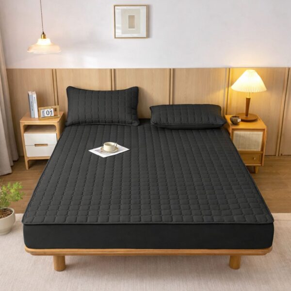 Topper Premium për Dyshek - Elegancë e Zezë & Rehati Maksimale