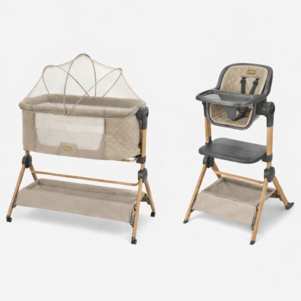 Krevat & Karrige Ushqimi 2-në-1 (Prakticitet Maksimal për Çdo Fazë) ✨