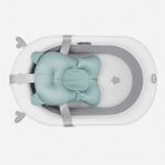 🛁🐻Rrjetë Vaske për Foshnje me Dizajn Ariu - Mbështetëse e Butë Floating (0M+) - Figura 4