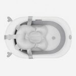 🛁🐻Rrjetë Vaske për Foshnje me Dizajn Ariu - Mbështetëse e Butë Floating (0M+) - Figura 6