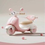🛵💗 Motorcycle Vintage Kids – Pink Edition 6V 👶✨ - Figura 2