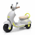 🛵🤩 Motorcycle New Kids Style - Scooter Vintage 6V (Grey Lime Edition) - Figura 2