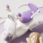 🛵💜 Motorcycle Vintage Kids – Purple Classic 6V 👶✨ - Figura 2