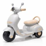🤩 Motorcycle New Kids Style - VESPA Vintage 6V (Beige Edition)