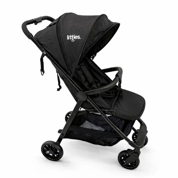 🖤🛒 The Littles Premium Baby Stroller – Black Edition (Travel Model)