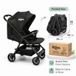 🖤🛒 The Littles Premium Baby Stroller – Black Edition (Travel Model) - Figura 2