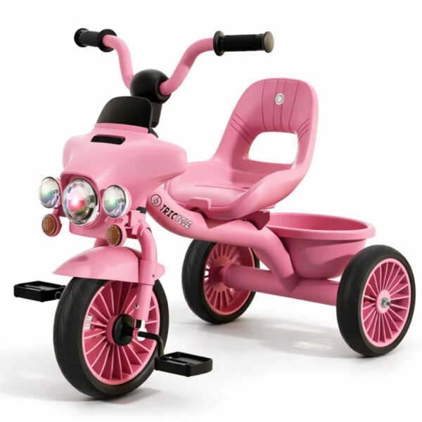🚲✨ Tricycle - Motorbike Style për Fëmijë me Drita & Muzikë