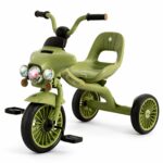 🚲✨ Tricycle me Drita & Muzikë GREEN- Motorbike për Fëmijë