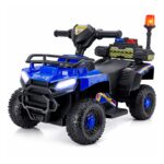 🚓🔵 MotorGenic ATV Policie Elektrik 6V për Fëmijë - 4 Rrota me Drita LED & Tinguj Realistë (Copy)