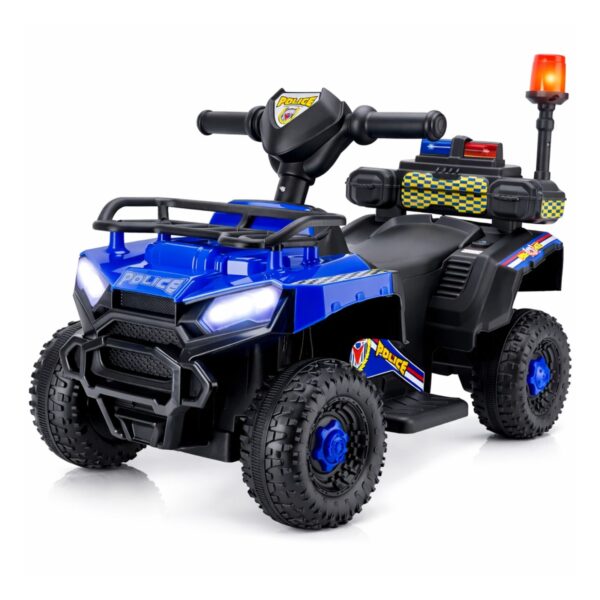 🚓🔵 MotorGenic ATV Policie Elektrik 6V për Fëmijë - 4 Rrota me Drita LED & Tinguj Realistë (Copy)
