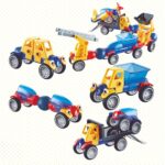 🚗🧲 46 PCS Magnetic Car Puzzle Set - Lodër Ndërtimi Magnetike për Fëmijë - Figura 4