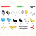 🚗🧲 46 PCS Magnetic Car Puzzle Set - Lodër Ndërtimi Magnetike për Fëmijë - Figura 3