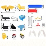 🚗🧲 46 PCS Magnetic Car Puzzle Set - Lodër Ndërtimi Magnetike për Fëmijë - Figura 2