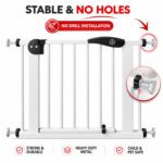 🚪👶 Portë Sigurie për Fëmijë pa Shpim në Mur 75-95 cm (Liefjes & Co) - Figura 2