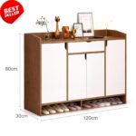 🪵 Raft për Këpucë me Dizajn Rustik - Dollap Organizues për Hyrje 🏡 - Figura 2