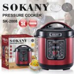 🍲 Sokany Multicooker Elektrik 5L - Tenxhere me Presion Digjitale 1000W - Figura 2