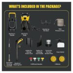 🚿 Makinë Larëse me Presion të Lartë 3000 PSI - Power Washer Elektrik me Tub 16m - Figura 8