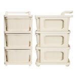 🗂️ Raft Organizues Plastik me 3 Sirtarë - Dizajn Modern & Praktik - Figura 5