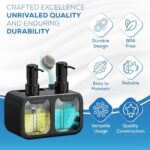 🧼 Dispenser Sapuni 4 në 1 për Kuzhinë - Me Mbajtëse për Sfungjer & Furçë - Figura 3