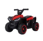 🏎️ ATV Elektrik për Fëmijë 12V 4x4 - Kids RideOn Quad me Telekomandë (Red)